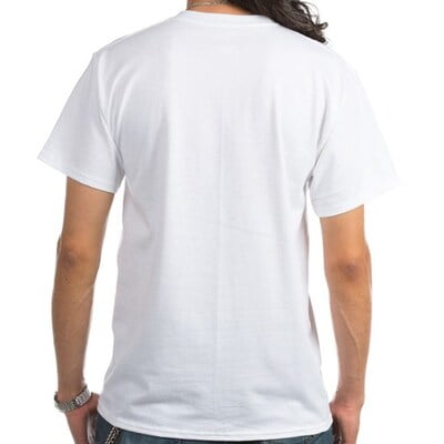 White Tee Shirt Back